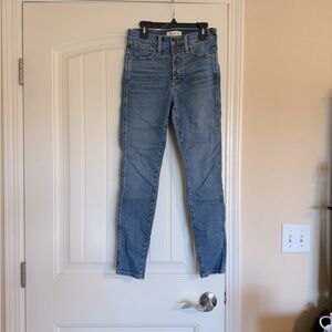 Madewell jeans 10 inch high-rise skinny